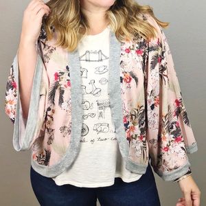 Sleep by Cacique Tropical Floral Cover Up Kimono